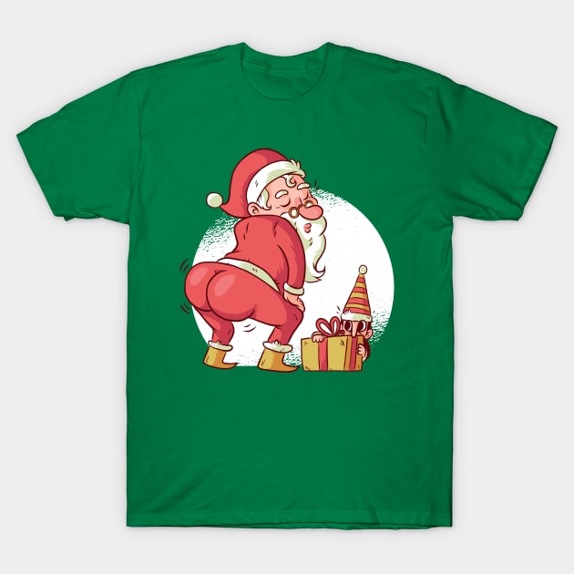 Twerking Santa T-Shirt by madeinchorley